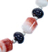 Southwest Onyx Sterling Silver Oyster Shell Bead Necklace JX121468